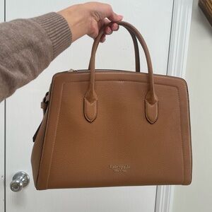Kate Spade Brown Leather Tote Bag